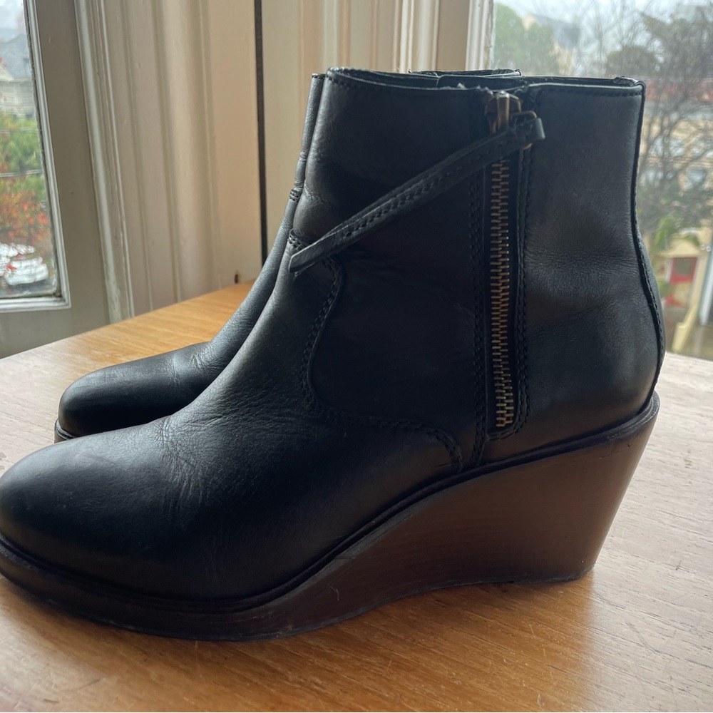 Clarks Black booties